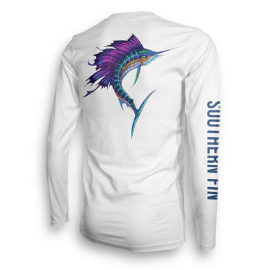 Performance Fishing Shirt Long Sleeve UPF 50+ (Sailfish)